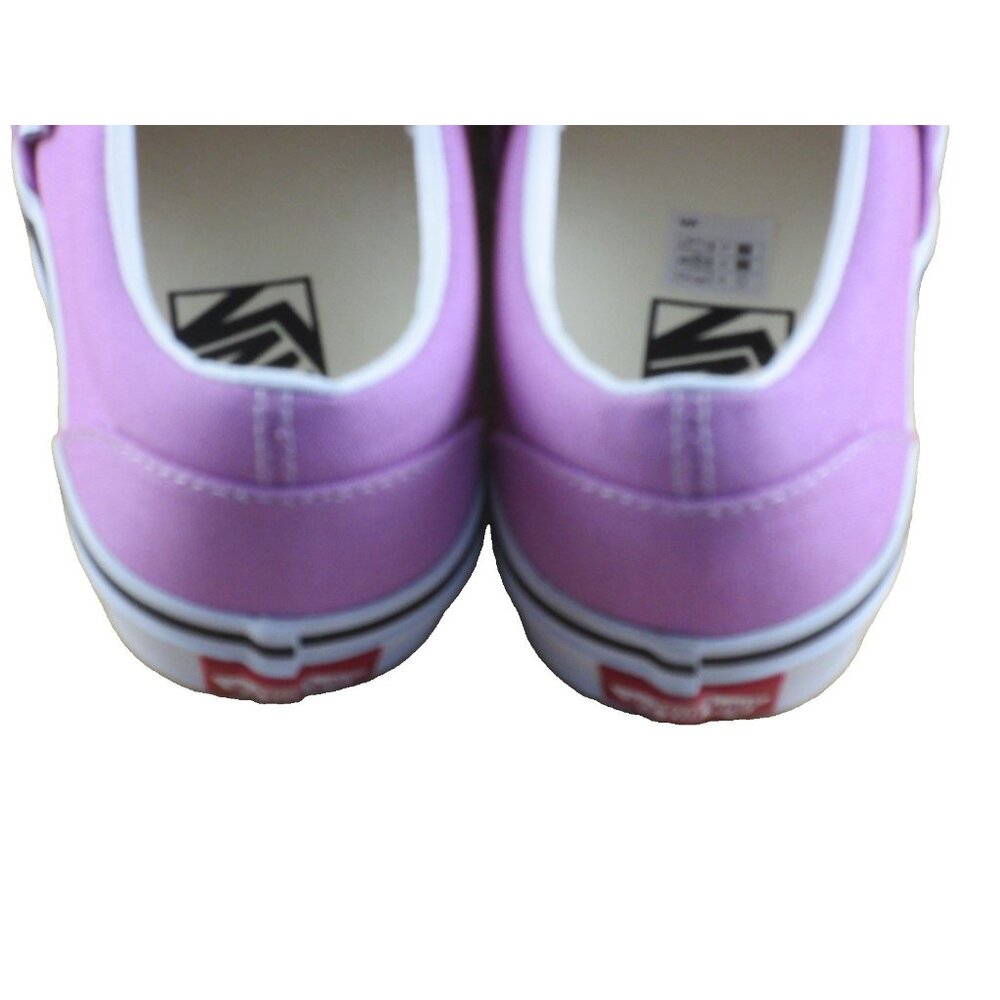 Vans Women's Classic Slip On Orchid Purple True White Canvas Shoes Sizes NIB - Picture 7 of 7
